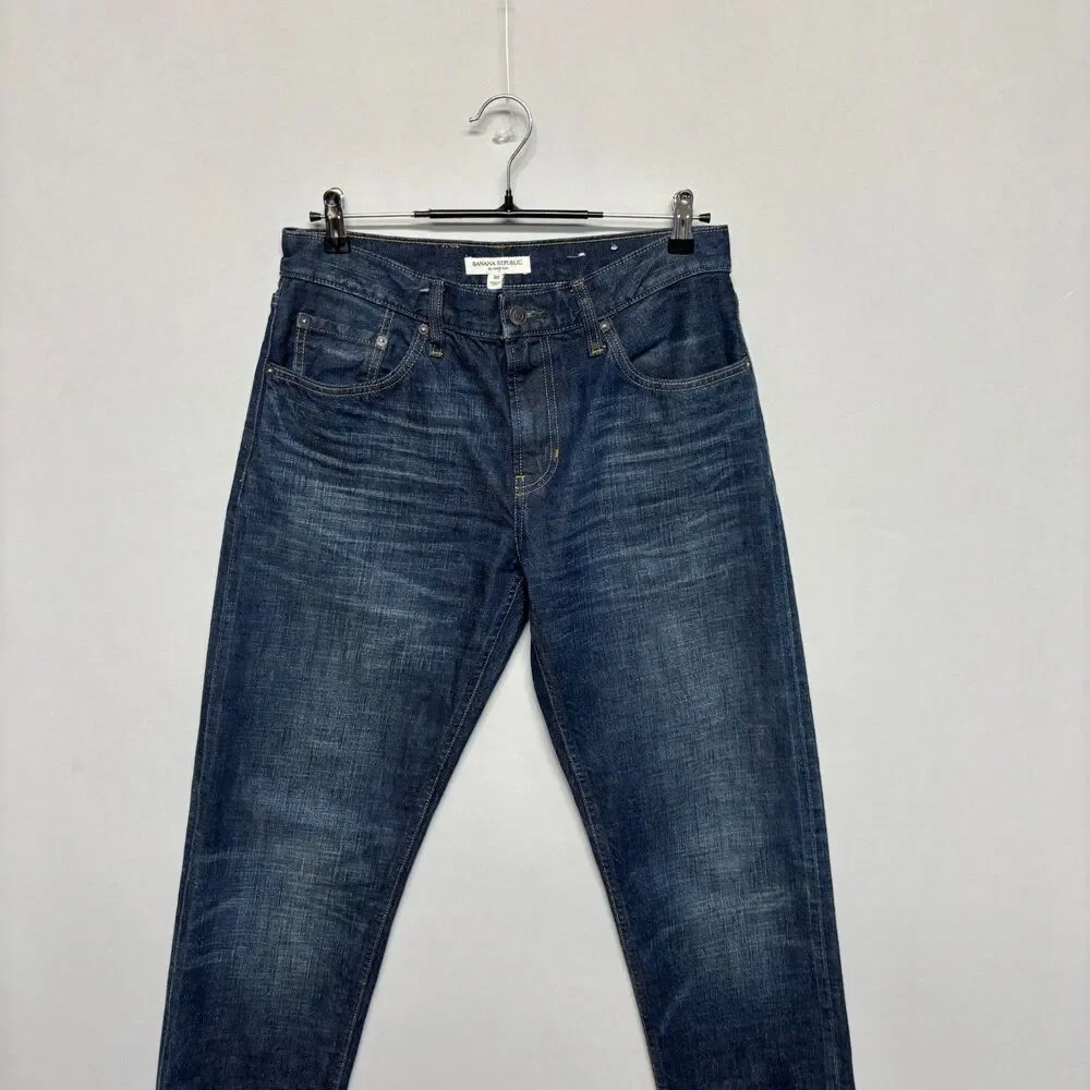 Banana Republic Men Selvedge Slim Fit Jeans Size 30 Denim FA25 C128 -19